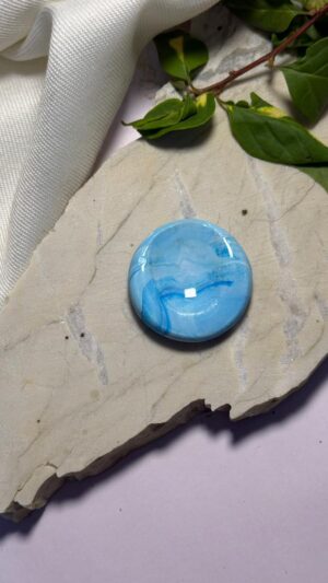 Marble Worry Stone (Blue)