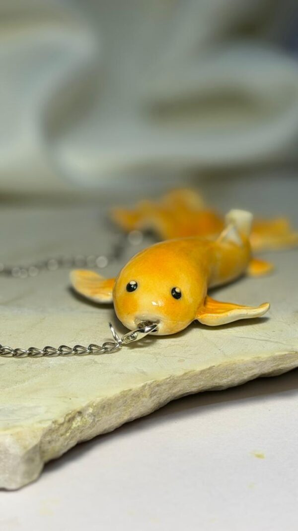 WhatsApp Image 2026-04-02 at 12.42.39 PMa Gold Fish Statement Pendant