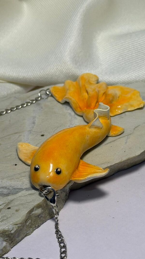 WhatsApp Image 2026-04-02 at 12.42.46 PMqq Gold Fish Statement Pendant