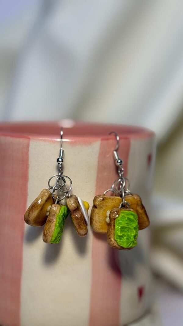Bread Toast Earrings