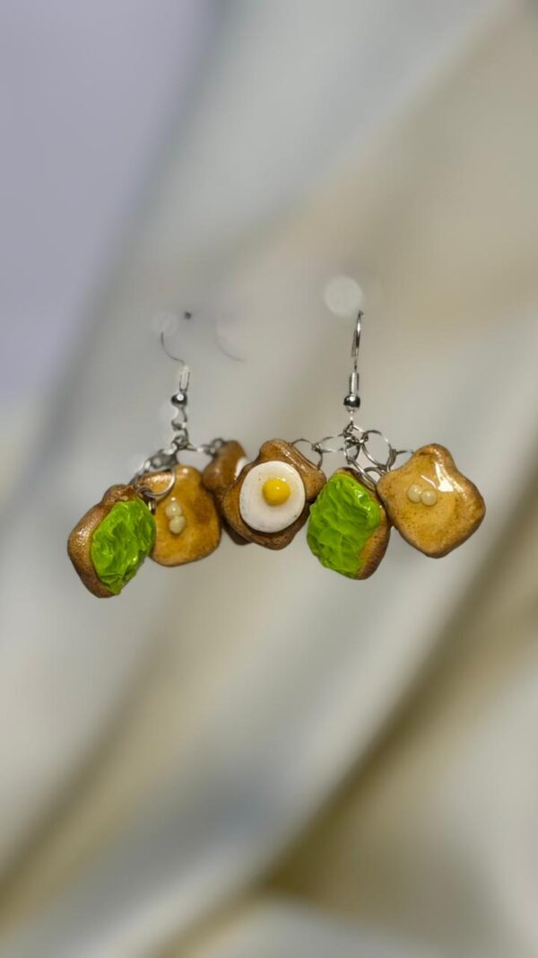 Bread Toast Earrings