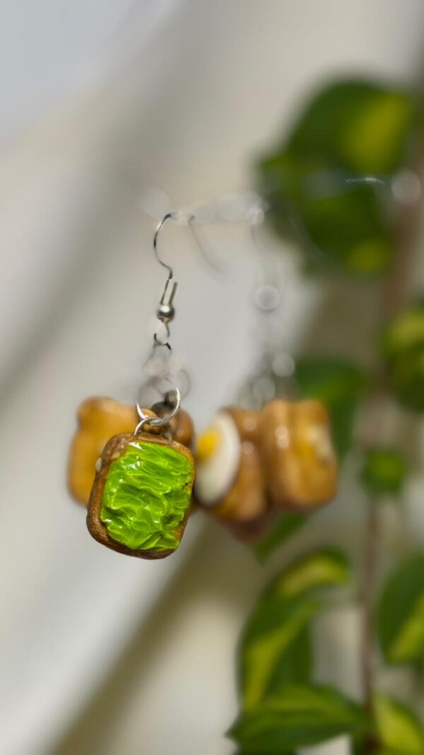 Bread Toast Earrings