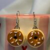 Donut Earrings (Choco Brown)