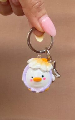 Flower Duck Keychains