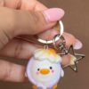 Flower Duck Keychains