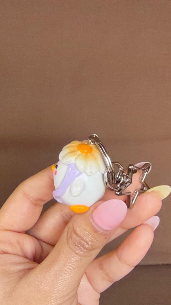 Flower Duck Keychains