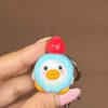 Strawberry Duck Keychain