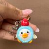 Strawberry Duck Keychain