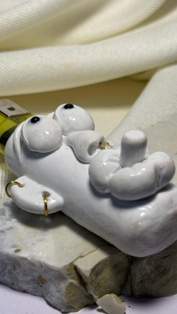 Pouty Punk Lighter Sleeve (White)