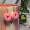 Donut Earrings (Pink)