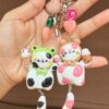 Kitty Couple Magnet Keychains