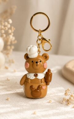 baker bear 2 Baker Bear Keychain (PRE ORDER)