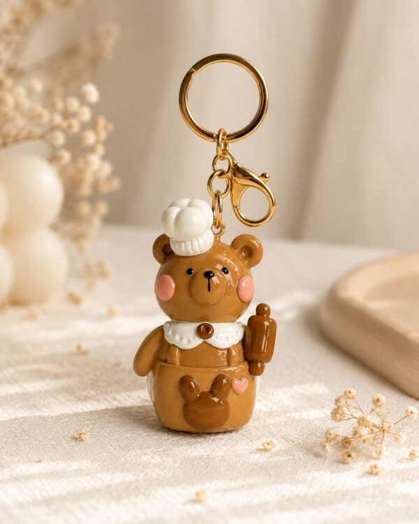 baker bear 2 Baker Bear Keychain (PRE ORDER)