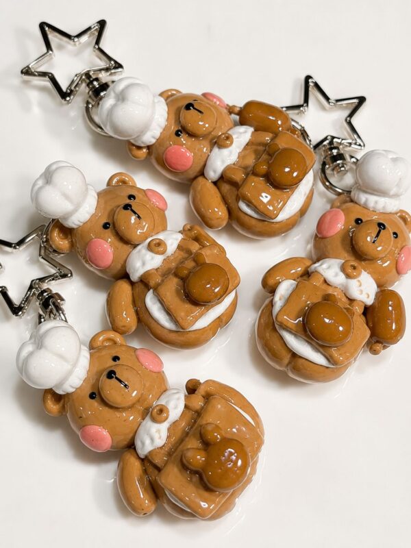 Baker Bear Keychain