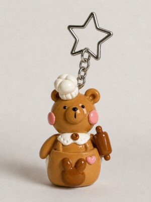Baker Bear Keychain
