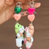 Kitty Couple Magnet Keychains