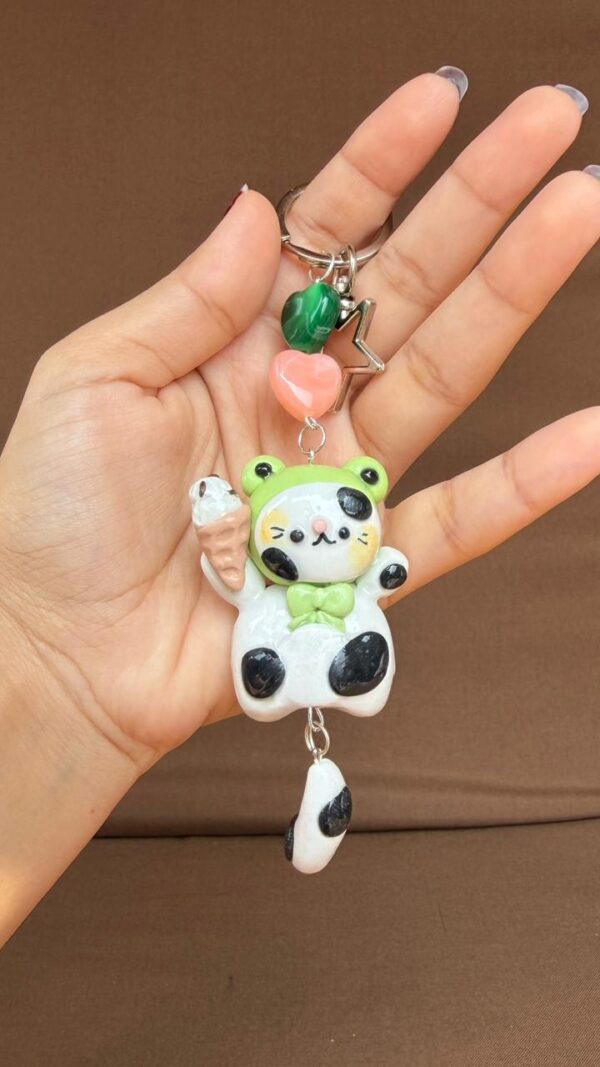 Kitty Couple Magnet Keychains
