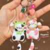 Kitty Couple Magnet Keychains