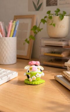 Flower Spinner Cow Desk Buddy