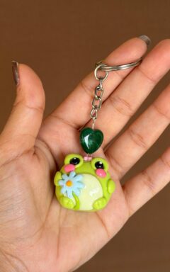 Pickle Frog Charm - Party Animal