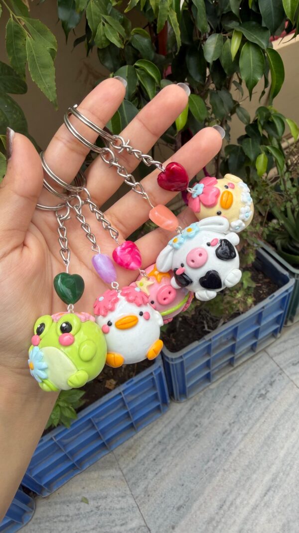 pa1 Mochi Cow Charm - Party Animal