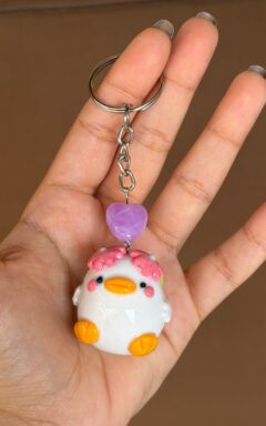 Mochi Duck Charm - Party Animal