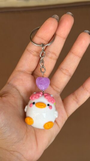 Mochi Duck Charm - Party Animal