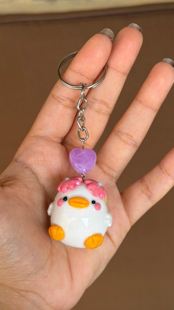 pa11 Mochi Duck Charm - Party Animal