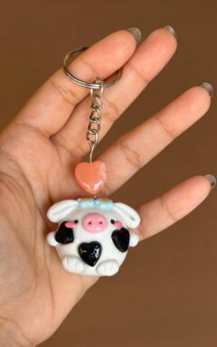 Mochi Cow Charm - Party Animal