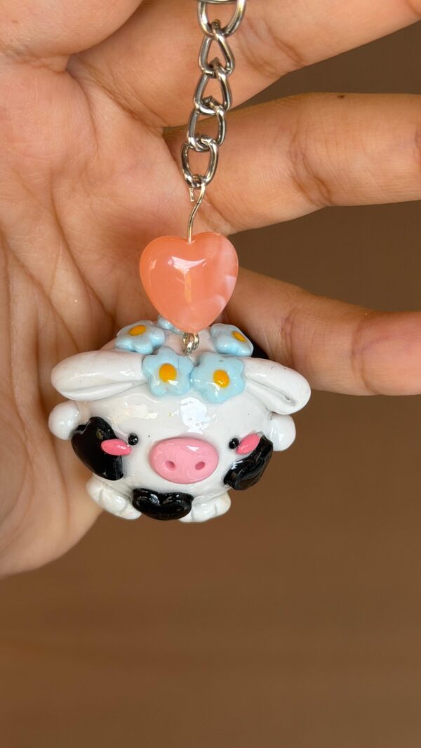 pa14 Mochi Cow Charm - Party Animal