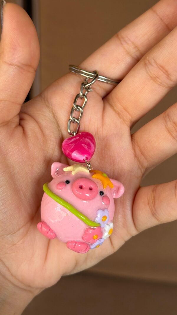 pa7 Pudding Pig Charm - Party Animal
