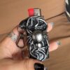 Silver Spiderman Lighter Sleeve