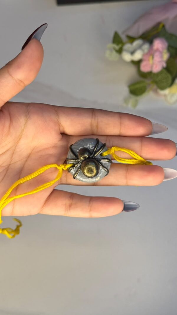 Silver Spider Rakhi