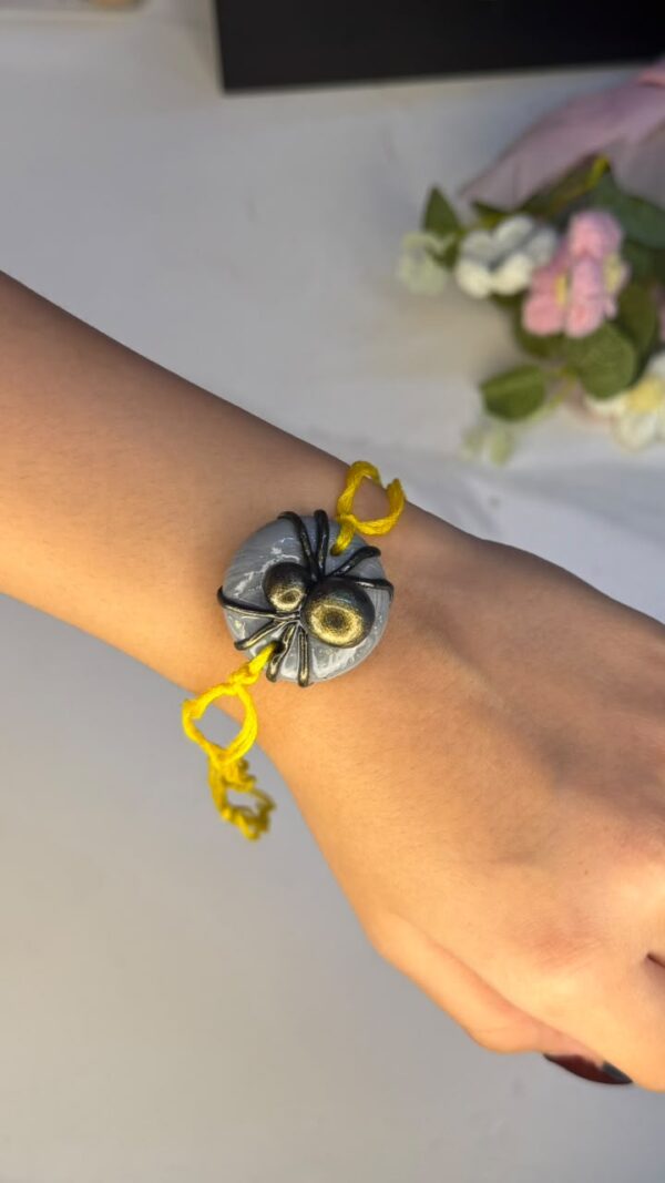 Silver Spider Rakhi
